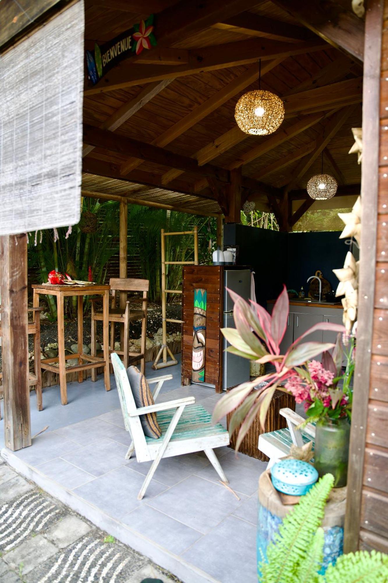 The Bluebamboo Hotel Le Moule Exterior photo